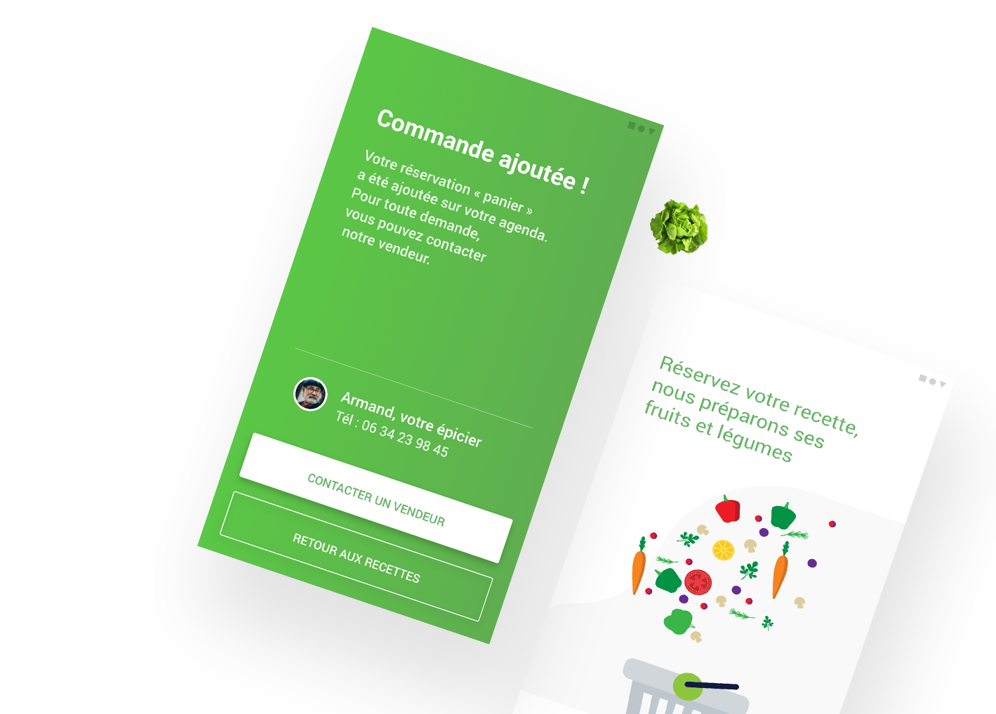 Application Android Au Bout Du Champ UX UI Design