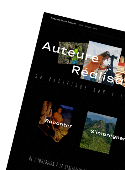 Site web pour une réalisatrice de films